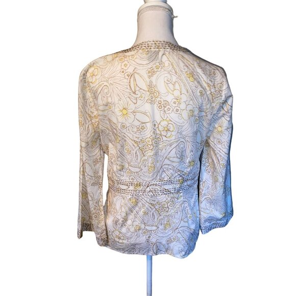 Eddie Bauer Blouse Womens M Tall Used - Picture 4 of 12